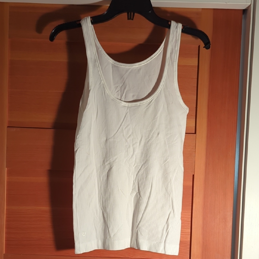 Lululemon White Tank Top size S